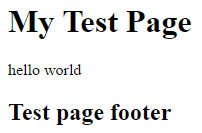 First PHP page