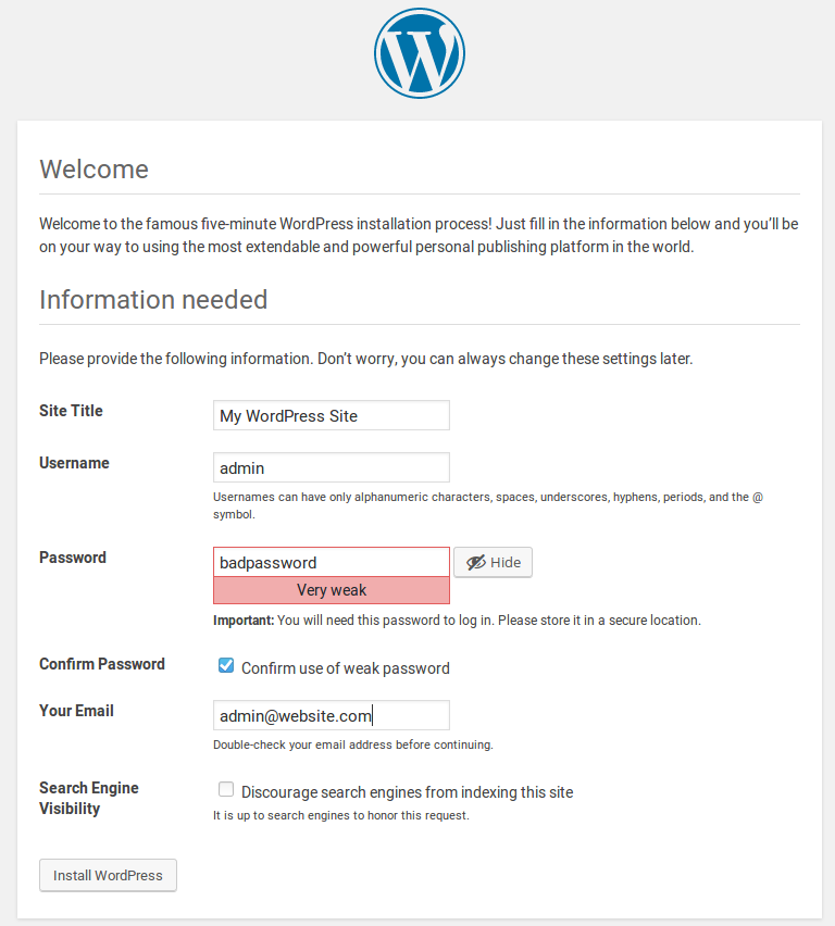 Welcome to WordPress